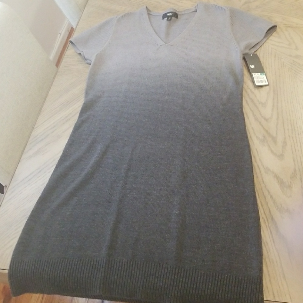 Mossimo grey ombre sweater dress size medium